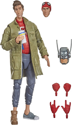 Spider-Man Hasbro Marvel Legends Series Into The Spider-Verse Peter B. Parker 6-inch Collectible Action Figure Toy for Kids Age 4 and Up